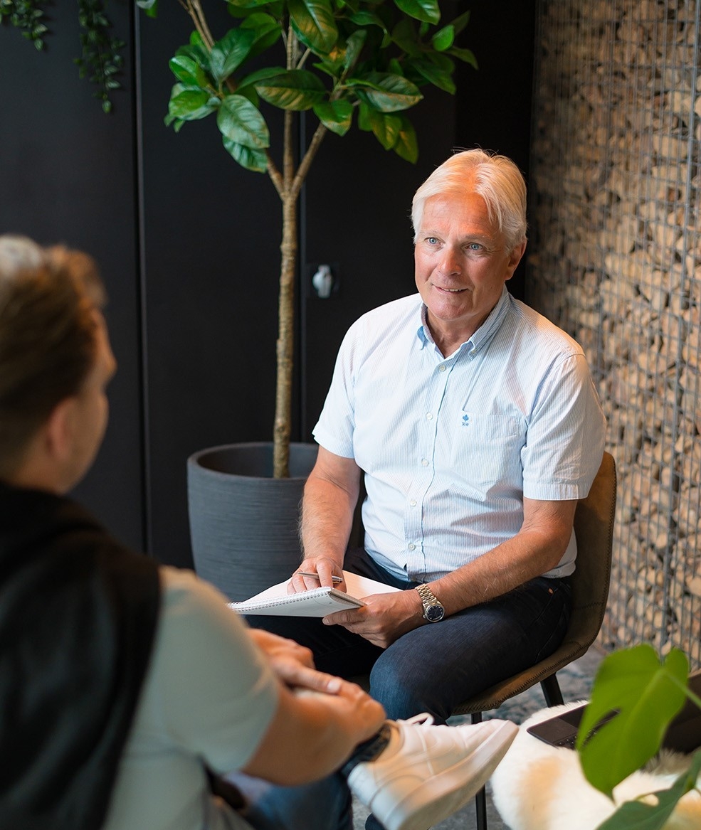 Conversatie met klant